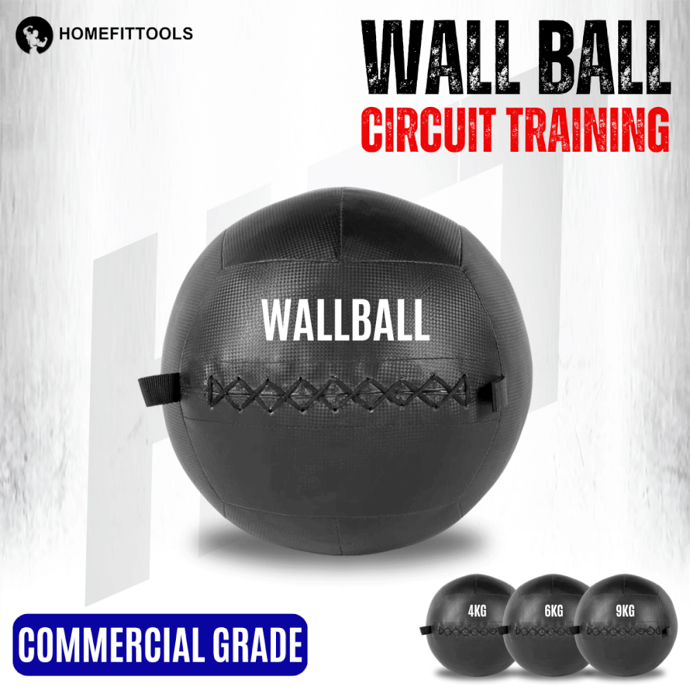ลูกบอลน้ำหนัก WALLBALL เกรดยิม HOMEFITTOOLS 4 KG_7